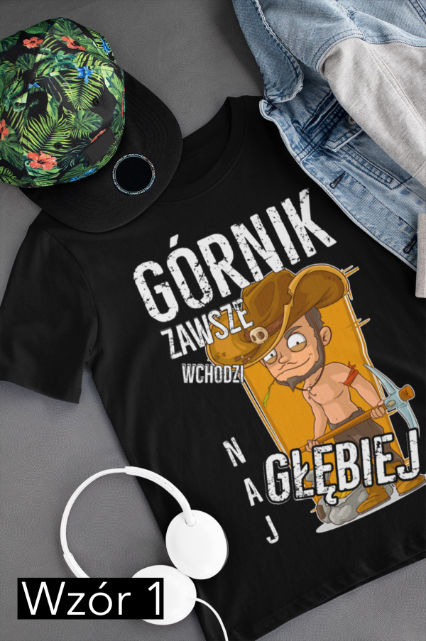 Koszulka Górnik wchodzi najgłębiej V1