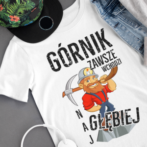 Koszulka Górnik wchodzi najgłębiej V3