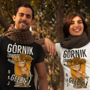 Koszulka Górnik wchodzi najgłębiej V1