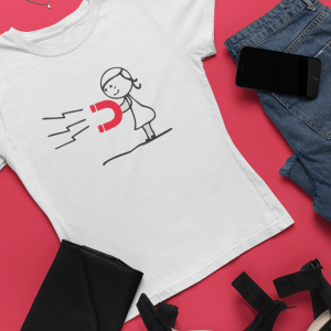 Koszulki na Walentynki dla magnetycznej pary