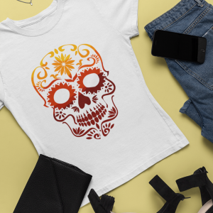 Koszulka czacha Santa Muerte