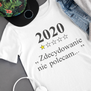 Koszulka Covid 2020 nie polecam