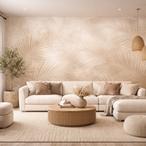 Fototapeta Golden Palm Serenity