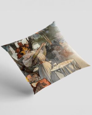 Poduszka Alfons Mucha