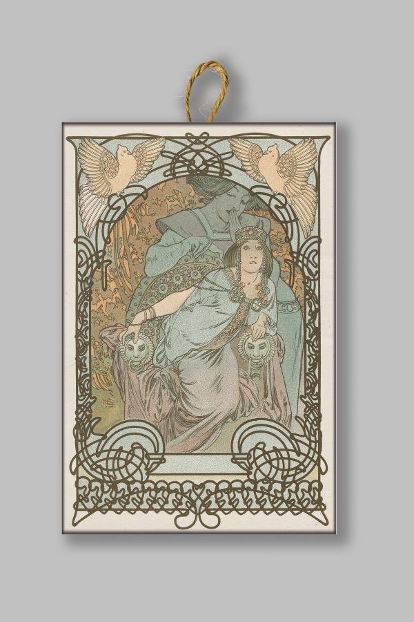 Zawieszka / Podstawka Alfons Mucha