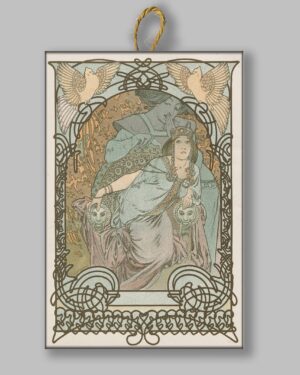Zawieszka / Podstawka Alfons Mucha
