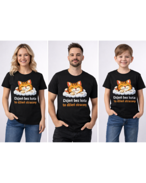 Koszulka Kocie Sprawy Wzór 4 D