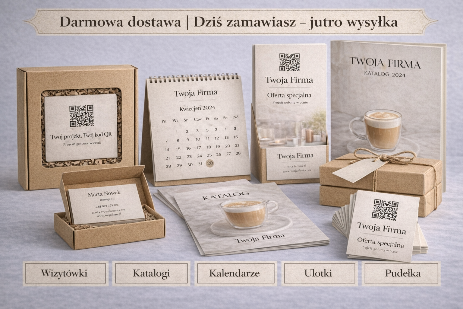 Biznesowe akcesoria z personalizacja