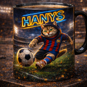 Kubek Kot Hanys – Futbolista