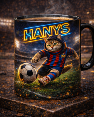 Drukarnia Sokrates 11 Kubek Kot Hanys 330 ml – śląski kubek z grafiką