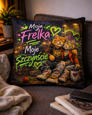 poduszka kot hanys śląska poduszka dekoracyjna 40x40