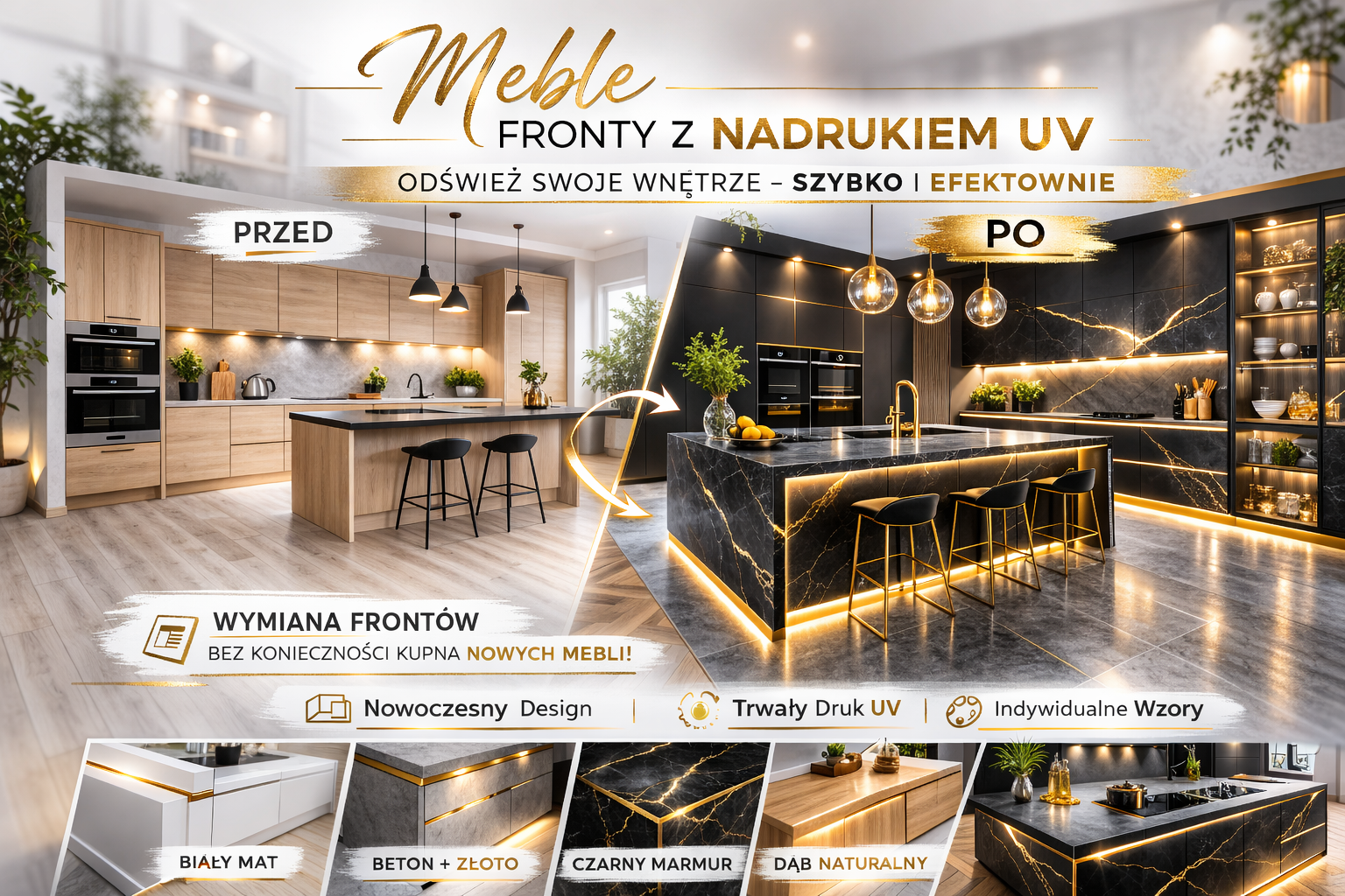 meble kuchenne przed i po OK