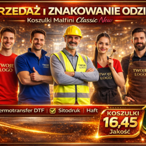 Koszulki z nadrukiem firmowym – odzież dla firm i ekip