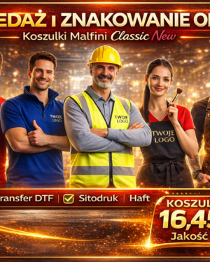 Koszulki z nadrukiem firmowym – odzież dla firm i ekip